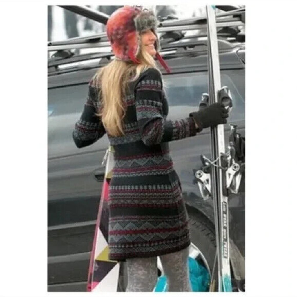 Krimson Klover Dress S Endless Journey Fair Isle Print Wool